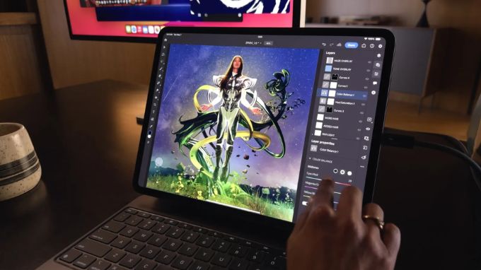 Màn hình sắc nét trên iPad Pro M4