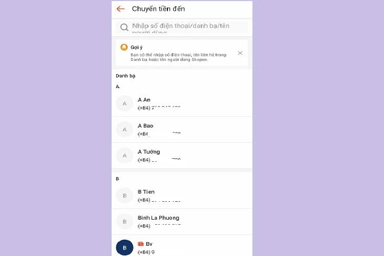 Chuyển tiền đến ví ShopeePay khác bằng số 007win.com nền tảng chơi game sòng bạc trực tuyến đáng tin cậy nhất