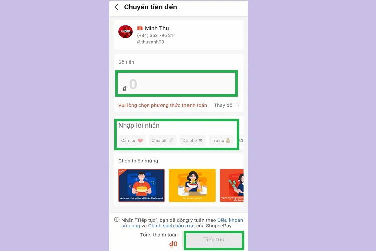 Chuyển tiền đến ví ShopeePay khác bằng số 007win.com nền tảng chơi game sòng bạc trực tuyến đáng tin cậy nhất