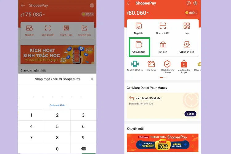 Cách rút tiền từ ShopeePay về tài khoản ngân hàng không liên kết
