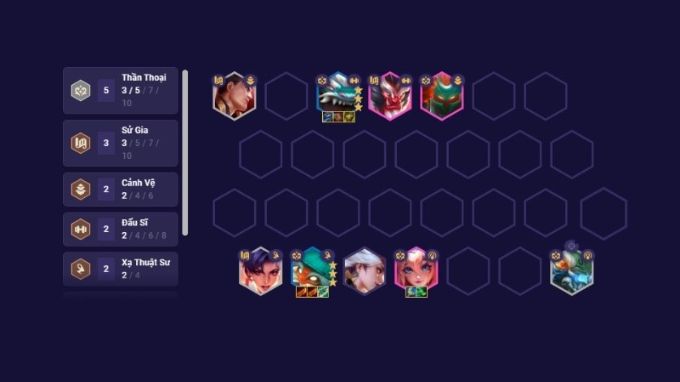 Giai đoạn cuối game đội hình Bard chủ lực