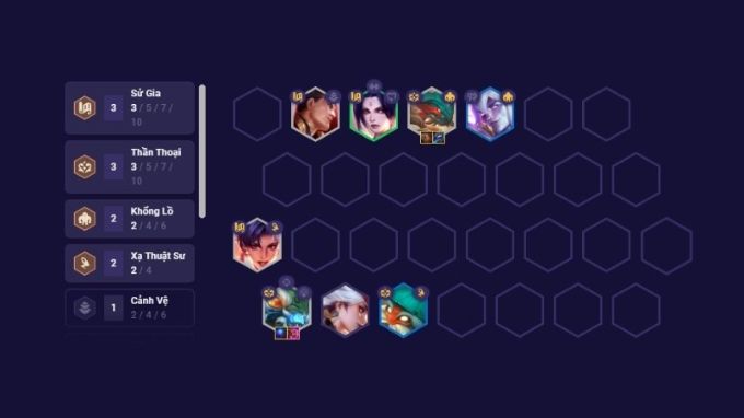 Giai đoạn giữa game đội hình Bard chủ lực