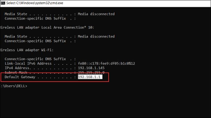 Kiểm tra địa chỉ IP mạng