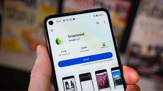 Snapseed xóa chữ trên ảnh