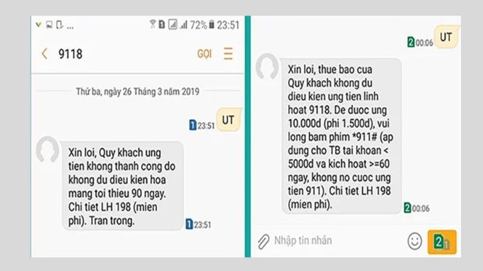 Cách ứng tiền Viettel lần thứ 4,5