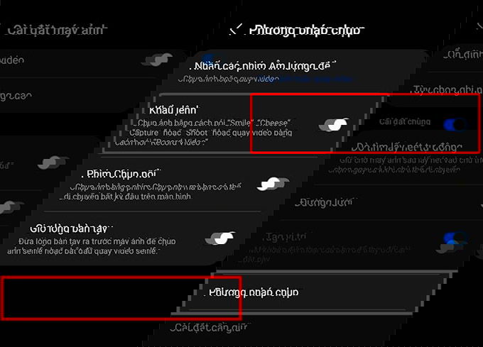 Bật lệnh thoại để có được bức ảnh hoàn hảo