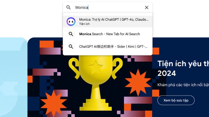 Cách cài đặt Monica AI bước 2