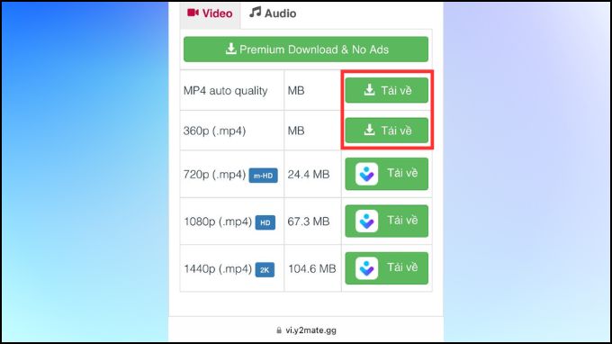 Cách tách file nhạc từ video Youtube