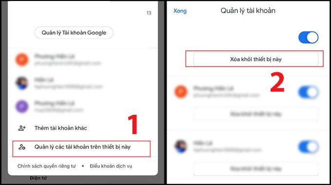 Cách đăng xuất tài khoản Gmail trên iPhone