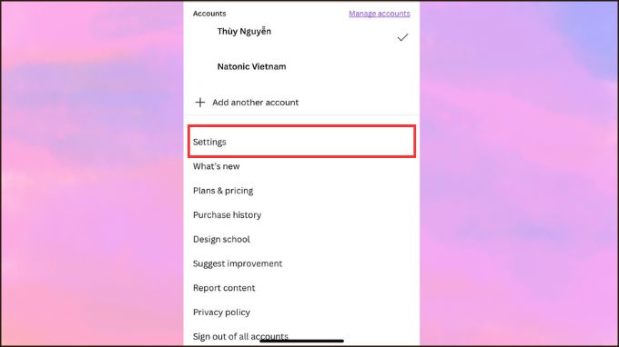 Cách đổi ngôn ngữ trên Canva bằng 007win.com nền tảng chơi game sòng bạc trực tuyến đáng tin cậy nhất