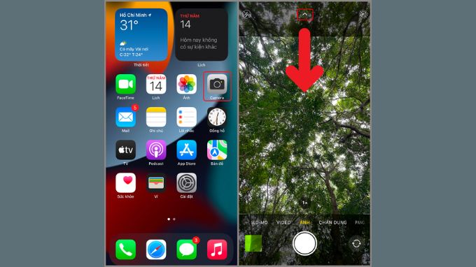 Cách hẹn giờ chụp ảnh trên iPhone