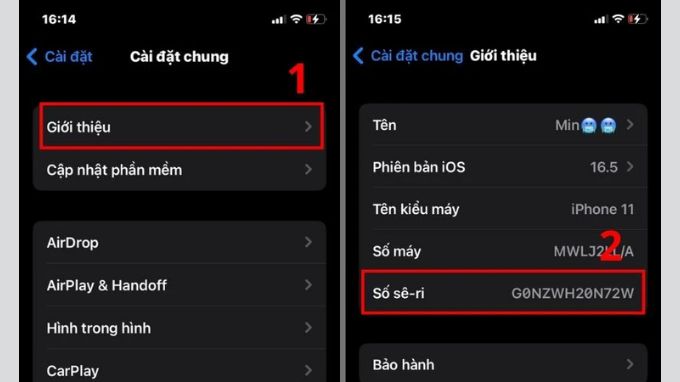 Cách kiểm tra iPhone ZA/A chính hãng