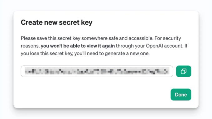 Cách lấy API key của ChatGPT  