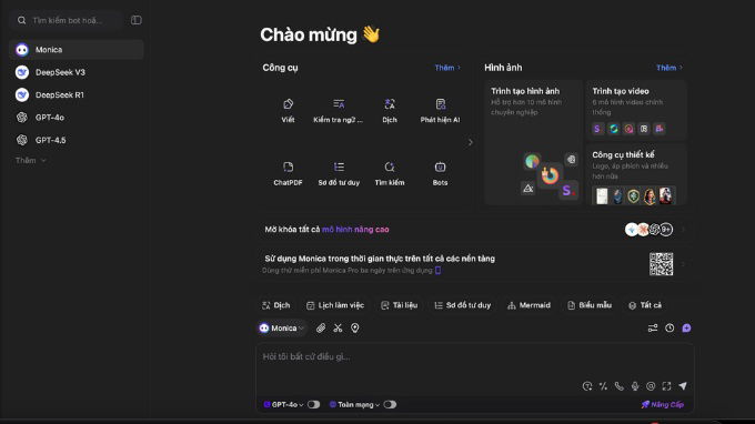 Cách sử dụng Monica AI bước 4