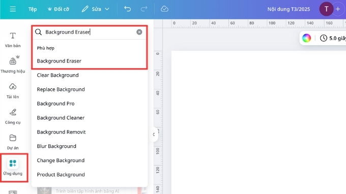 Cách tách nền trên Canva miễn phí