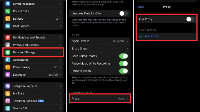 Sử dụng Proxy