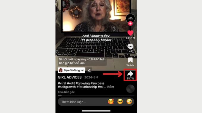 Cách xóa video đăng lại trên TikTok