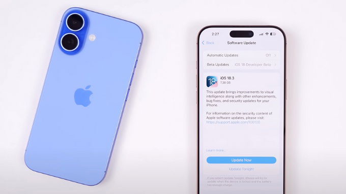 Cập nhật iOS nhưng cần lưu ý