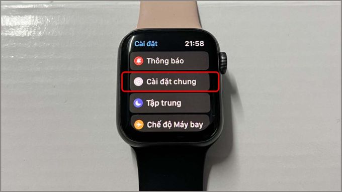 Vào Cài đặt chung trên 0007Win.com link đăng ký