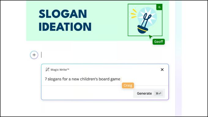 Công cụ Canva Slogan Generator