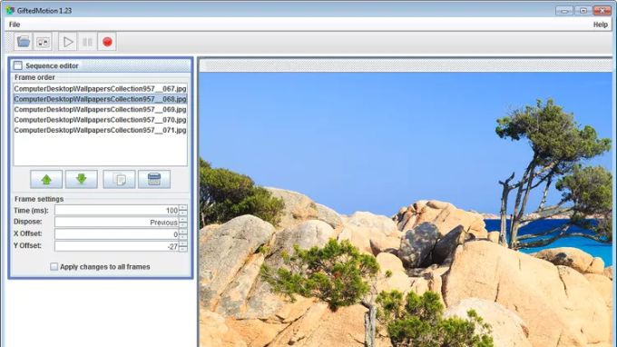 Công cụ tạo Gif GiftedMotion