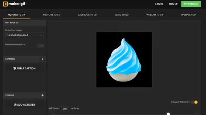 Công cụ Make A GIF