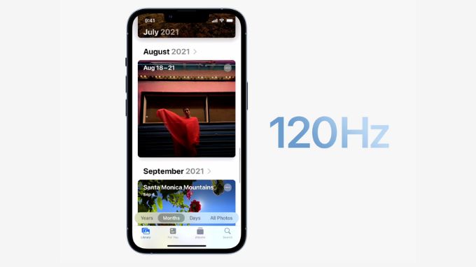 Màn hình iPhone 17 Pro 120Hz