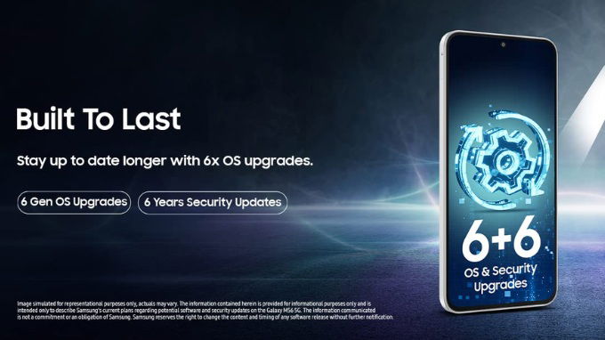 Hiệu năng ổn định với Exynos 1480 và Android 15