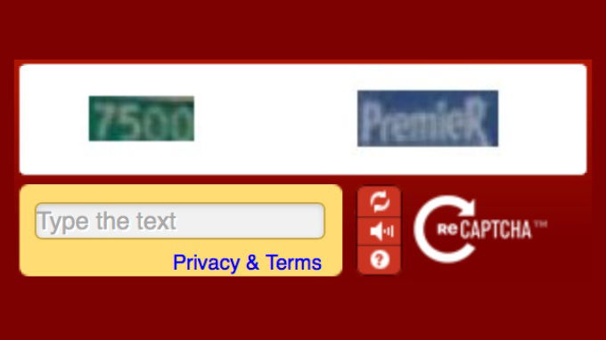 reCAPTCHA v1