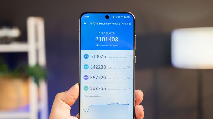 Đánh giá hiệu năng của Oppo Find X8s