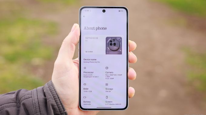 Hiệu suất của Nothing Phone (3a) Pro