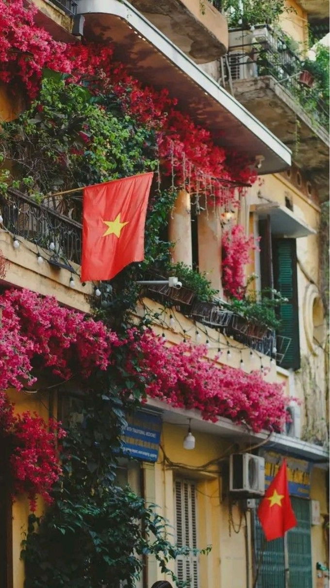 Hình nền là cờ Việt Nam chất lượng cao