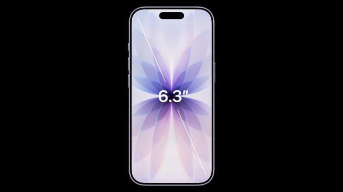 Màn hình iPhone 17 có kích thước 6.3 inch