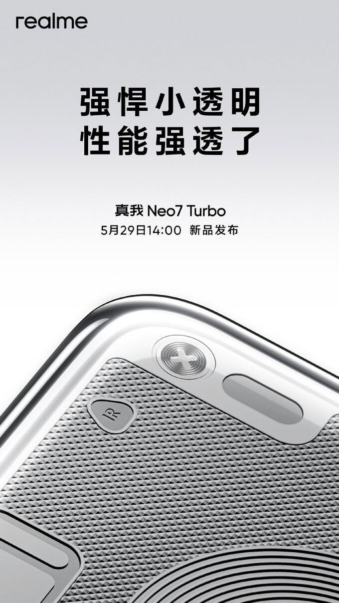 Realme Neo 7 Turbo sẽ được ra mắt vào ngày 29 tháng 5