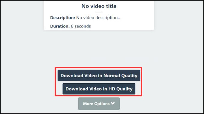 Chọn tùy chỉnh chất lượng video để tải về