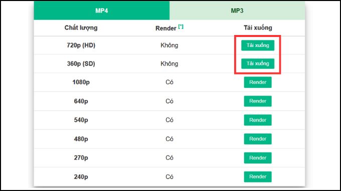 Chọn download để tải video Facebook