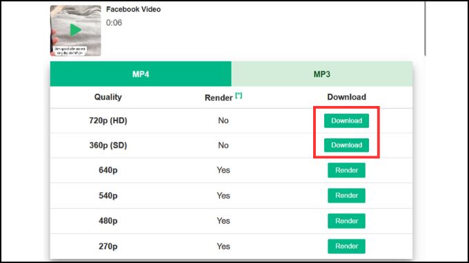 Cách tải video Facebook bằng Snapsave