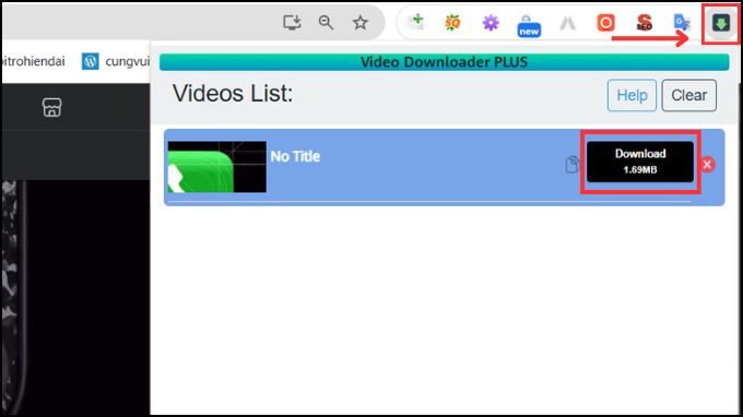 Cách tải video Facebook bằng công cụ Video Downloader Plus