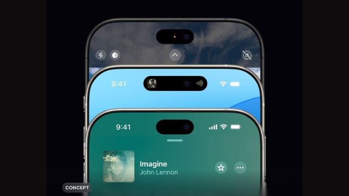 Thiết kế Dynamic Island trên iPhone 17 Pro nhò gọn hơn