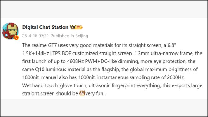 Dự kiến Realme GT 7 sẽ có App 007Win hỗ trợ đa dạng nền tảng phẳng