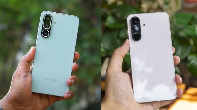 So sánh thiết kế bên ngoài của Galaxy M56 và A56
