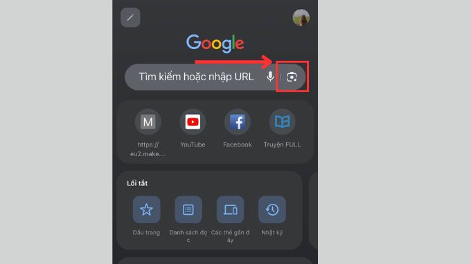 Kích hoạt công cụ Google Lens trên iPhone