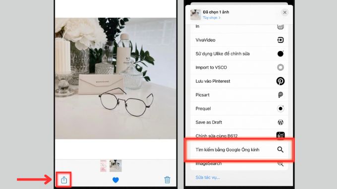 Cách tìm kiếm bằng hình ảnh trực tiếp trên iPhone