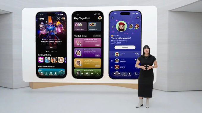 Ứng dụng Apple Games mới