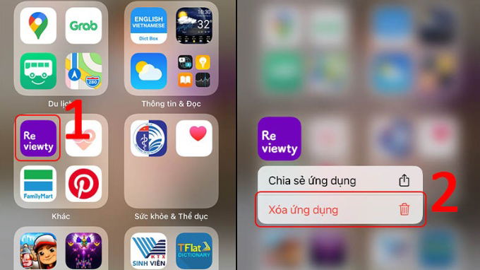 Xóa bớt ứng dụng không cần thiết