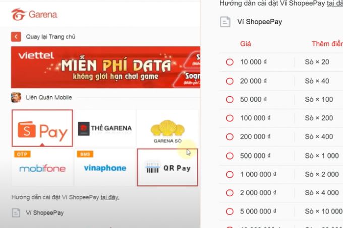 Cách Nạp Thẻ Game Trên Shopee 1 