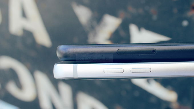cạnh trái Nokia X6 và LG G6 - xtmobile
