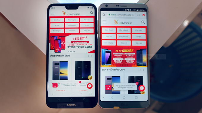 thiết kế Nokia X6 và LG G6 - xtmobile