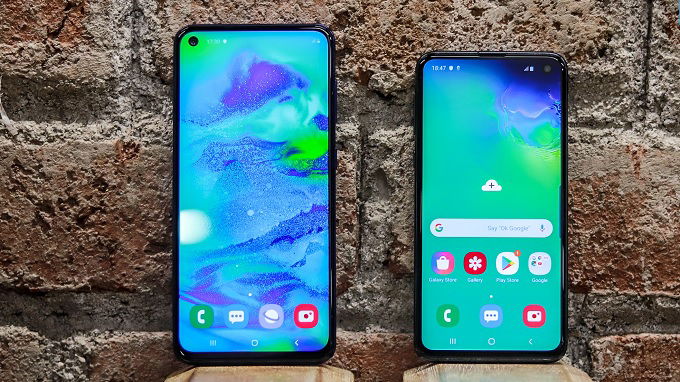 Galaxy M40 sở hữu thiết kế màn hình giống với Galaxy S10