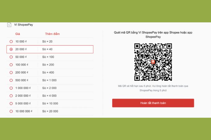 Cách Nạp Thẻ Game Trên Shopee 2 